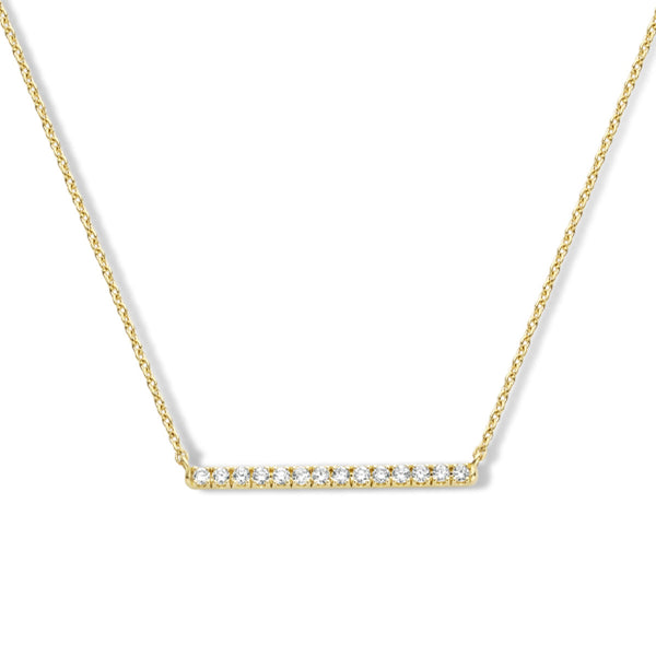 Met diamanten - Hutjens -  Railzetting - Hutjens Diamond - 14k Geelgoud