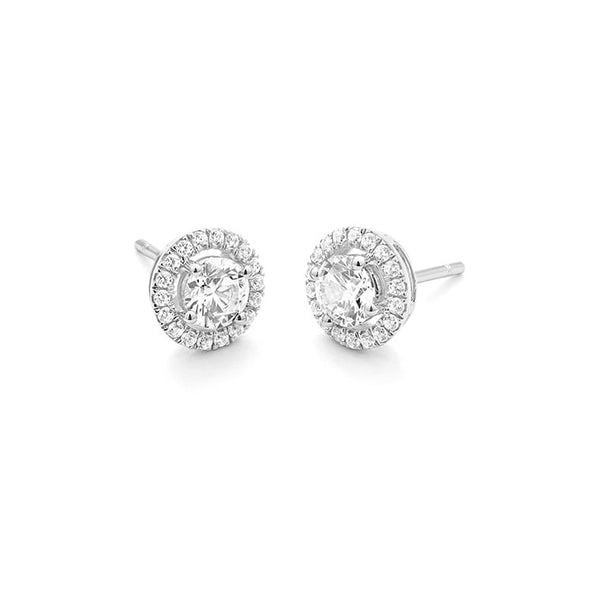 1.44ct. - Hutjens Diamond - 18k Witgoud