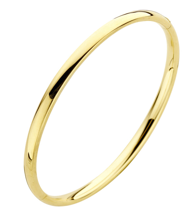 Ovaal 5 mm - Bangle armband - Fjory - 14k Geelgoud