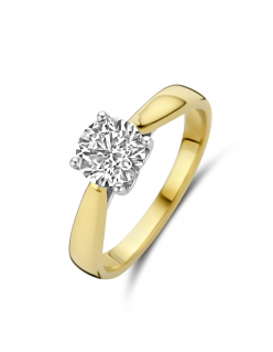 Mori Diamond LabGrown Collectie - 1,00ct - Hutjens - 14k Geelgoud