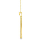Geelgouden hanger - 0,16 ct. diamant - Hutjens Lab Grown