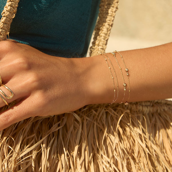 Lion’s Head Bracelet - Jackie - 14k Geelgoud