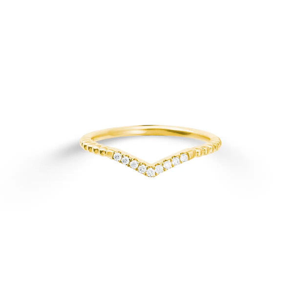 Geelgouden ring - 0.07 crt. - Hutjens