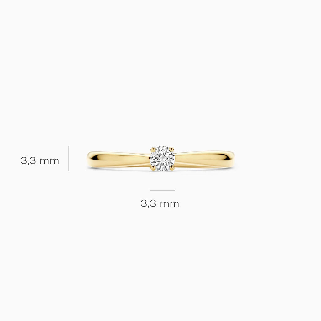 Ring - Blush Lab Grown - 14k Geelgoud