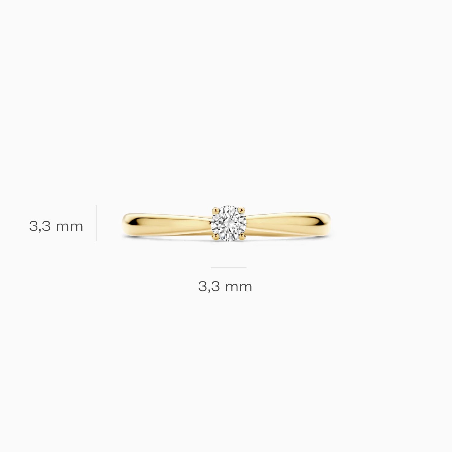 Ring - Blush Lab Grown - 14k Geelgoud
