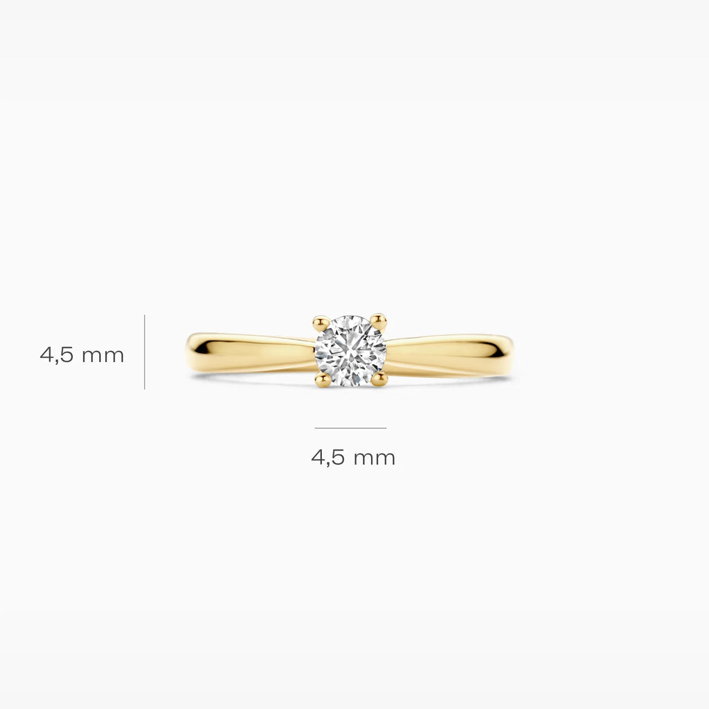 Ring - Blush Lab Grown - 14k Geelgoud