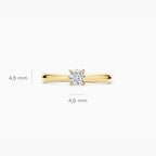 Ring - Blush Lab Grown - 14k Geelgoud