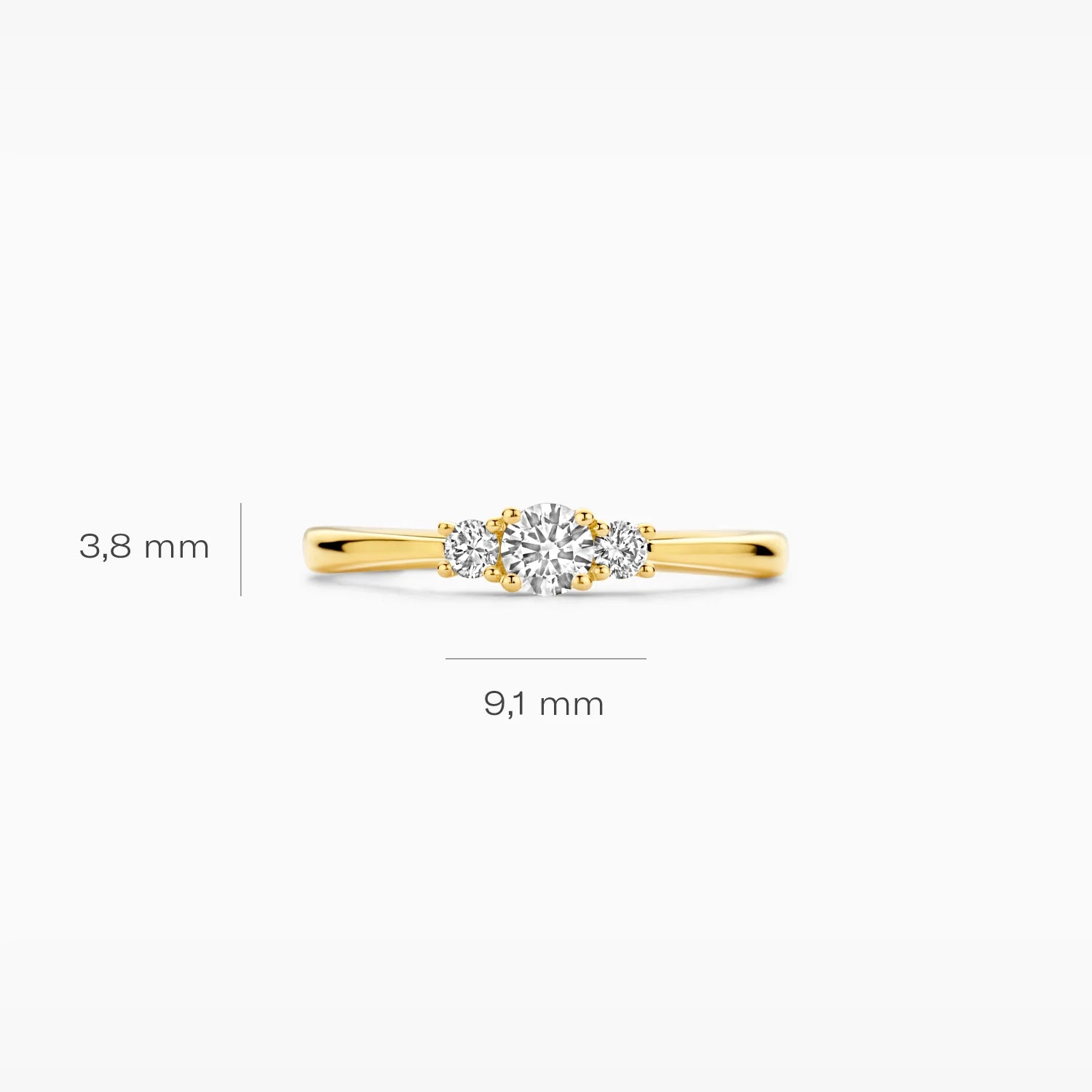 Ring - Blush Lab Grown - 14k Geelgoud