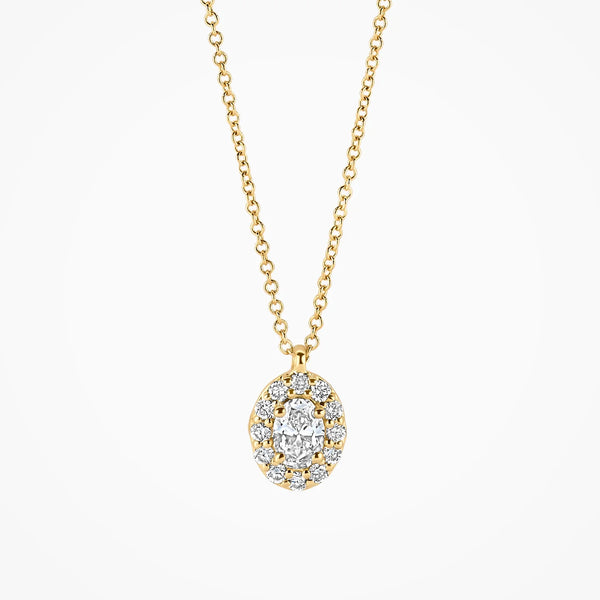 Ketting - Blush Lab Grown - 14k Geelgoud