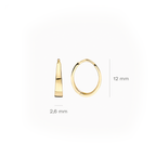 Oorstekers - Blush - 14k Geelgoud