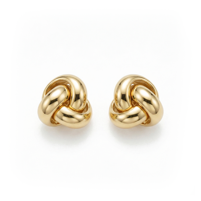 Oorstekers - Blush - 14k Geelgoud