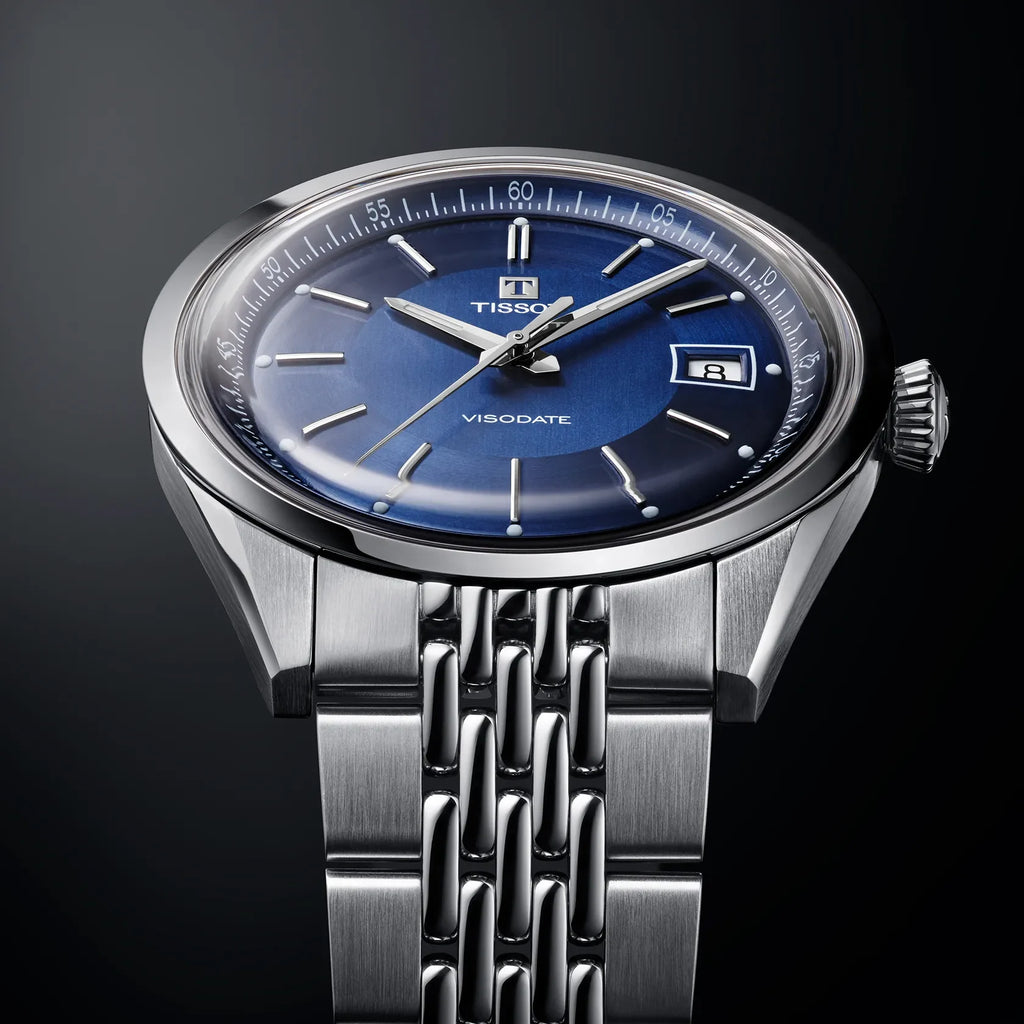 Visodate 39mm - Tissot - Roestvrij Staal - T1574071104100