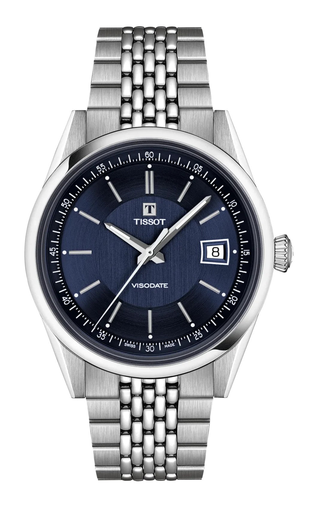 Visodate 39mm - Tissot - Roestvrij Staal - T1574071104100
