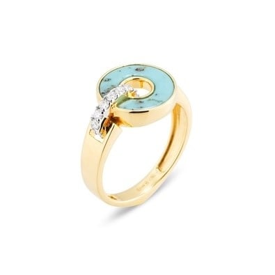 Promesse Light Blue - Ponte Vecchio - 18k Geelgoud