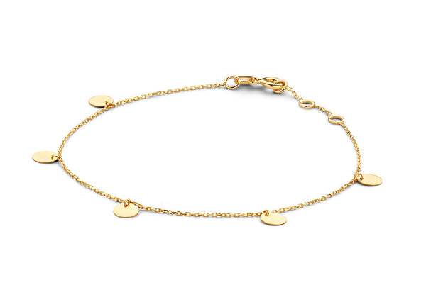 Discs - Jackie - 14k Geelgoud