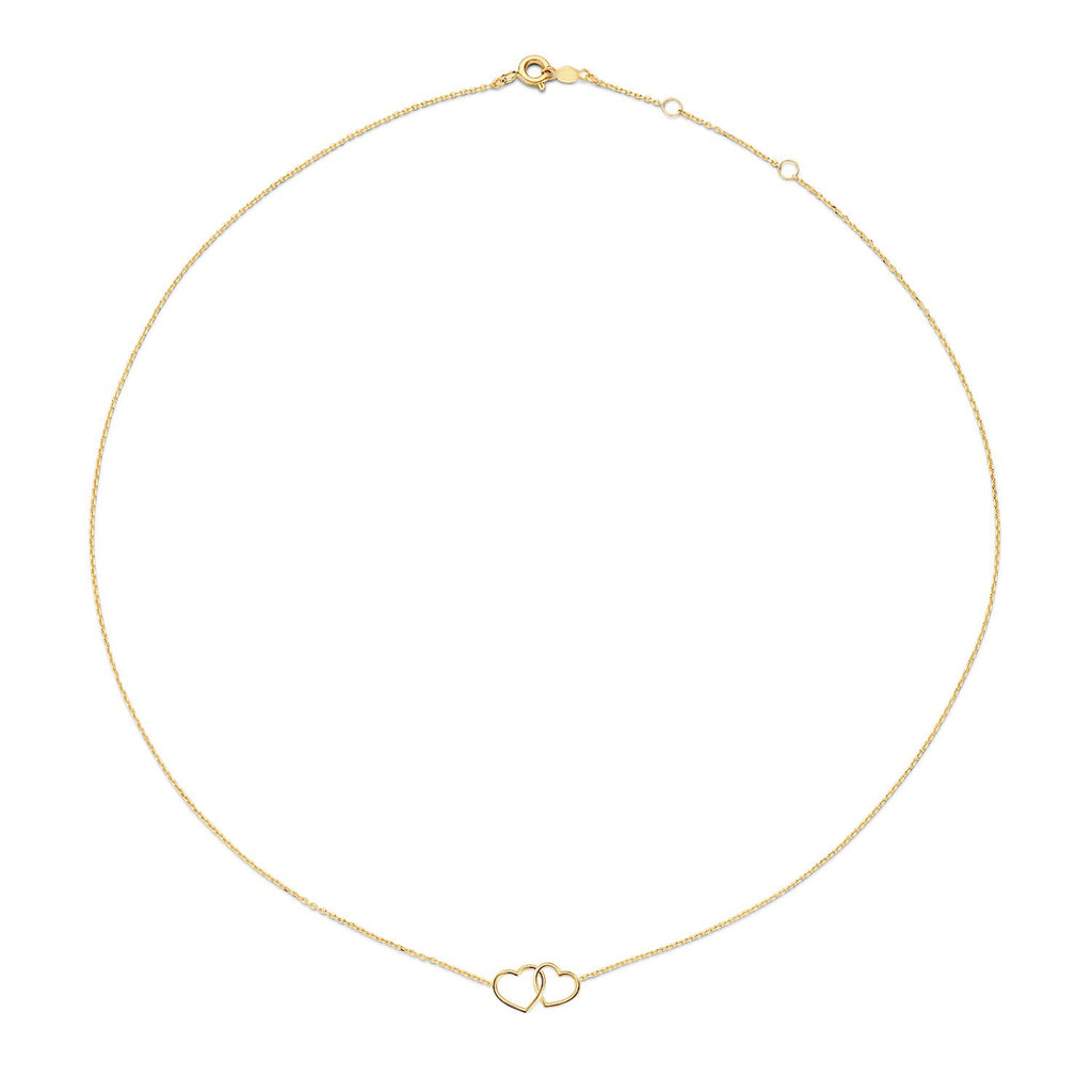 Double Heart ketting