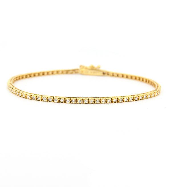 Tennisarmband met diamant - Hutjens - Hutjens Diamond - 14k Geelgoud