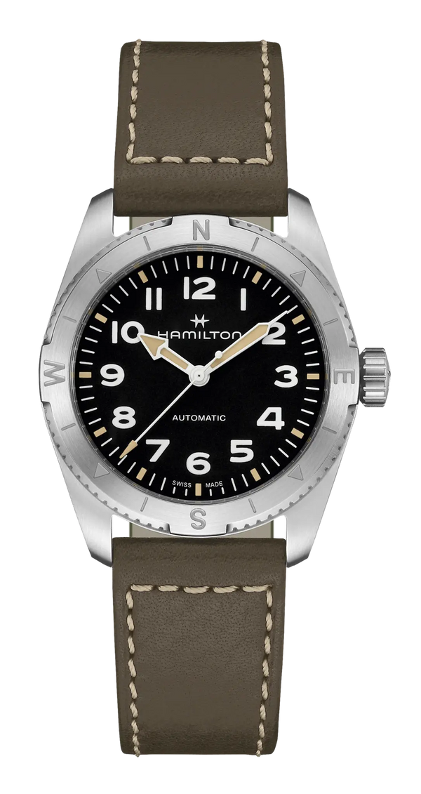 Khaki Field Expedition Auto - Hamilton - Roestvrij Staal - H70225830