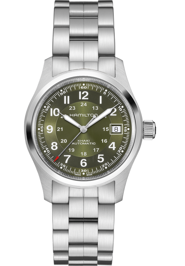 Khaki  Field H70605160 - Hamilton - Roestvrij Staal - HAM040
