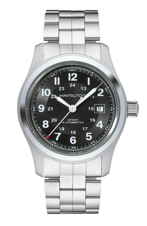 Khaki Field Auto - Hamilton - Roestvrij Staal - HAM017