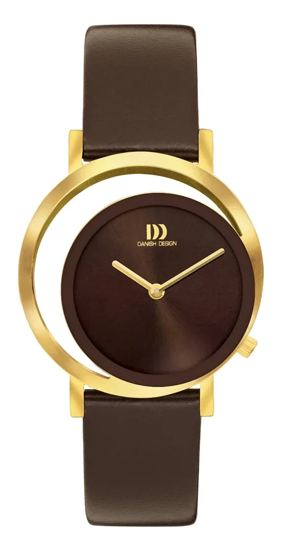 Pico Brown Gold - Danish Design - Roestvrij Staal - IV18Q1271