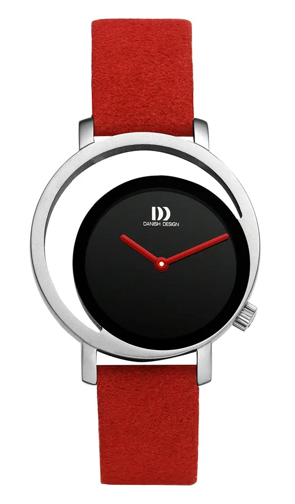 Pico Black & Red - Danish Design - Roestvrij Staal - IV24Q1271