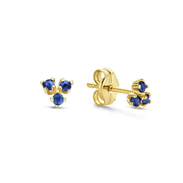 Triangle Saffier - Jackie - 14k Geelgoud