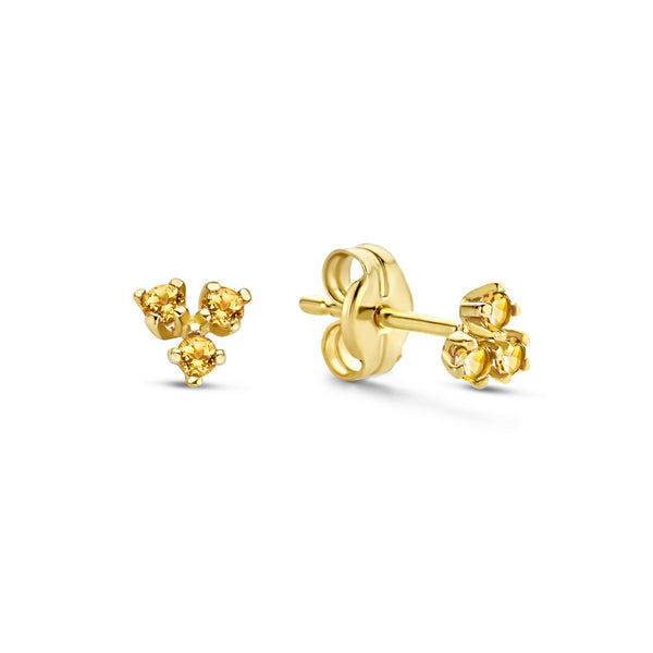 Triangle Citrien - Jackie - 14k Geelgoud