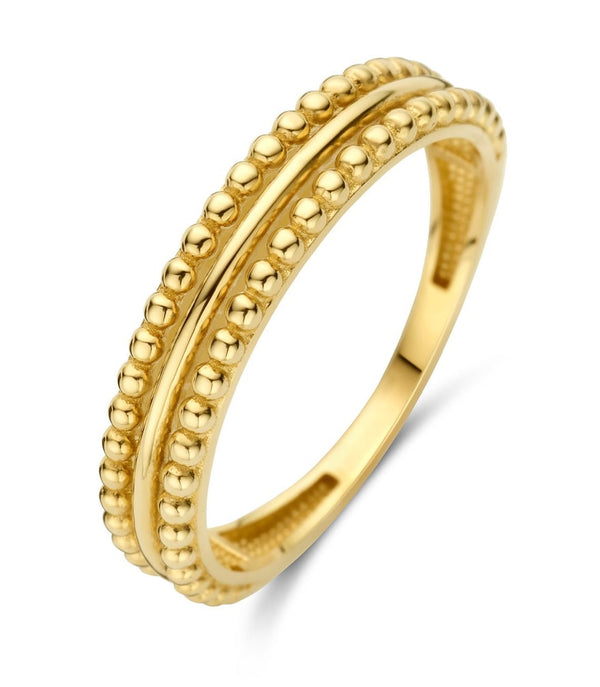 Crown Ring - Jackie - 14k Geelgoud