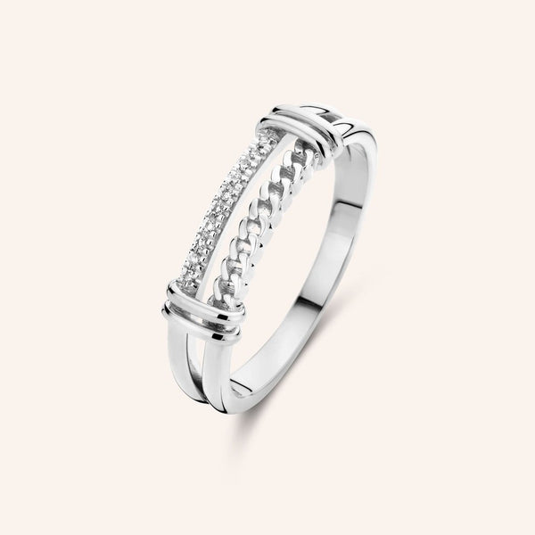 Zilveren ring - Showtime Ring - Diamanti Per Tutti - Sterling Zilver 925