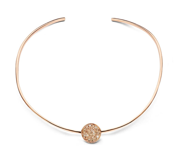Spangketting met diamant hanger 1,45ct - Antonellis - 14k Geelgoud