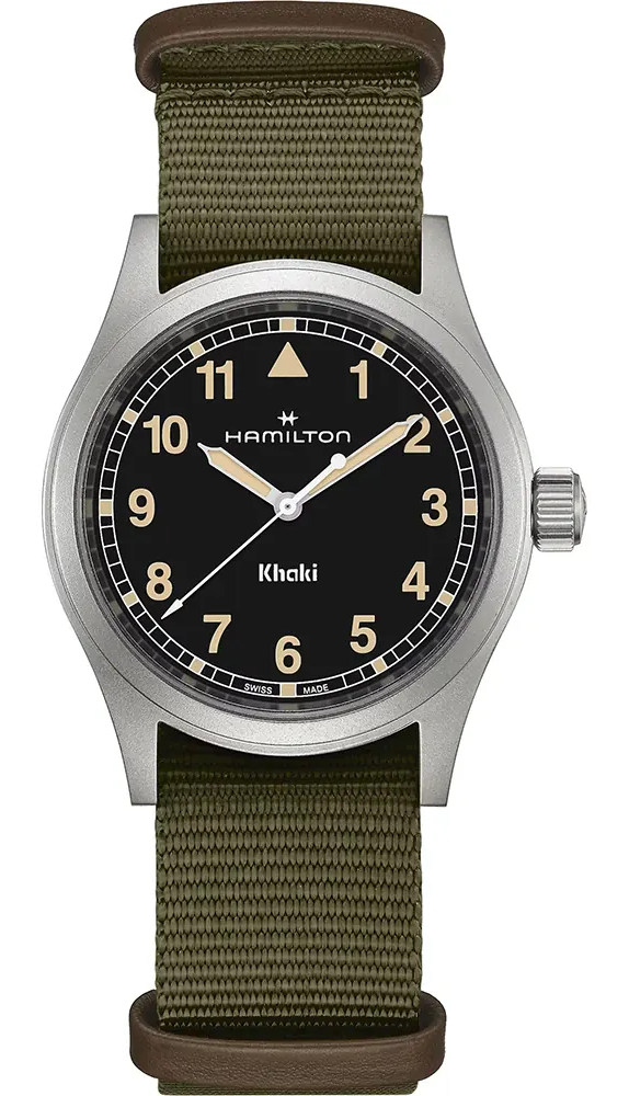 Khaki Field - Hamilton - Roestvrij Staal - HAM037