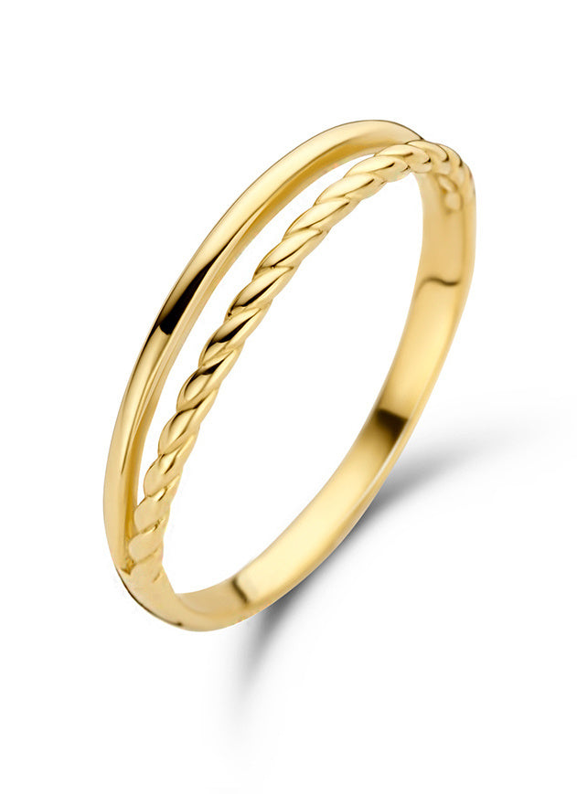 Twister Twin - Jackie - 14k Geelgoud